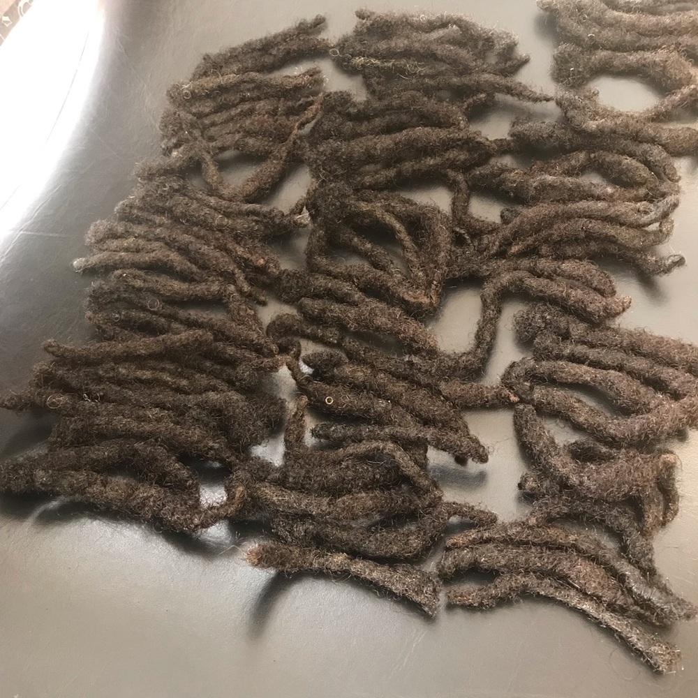 Human hair 100% (dread locks).......